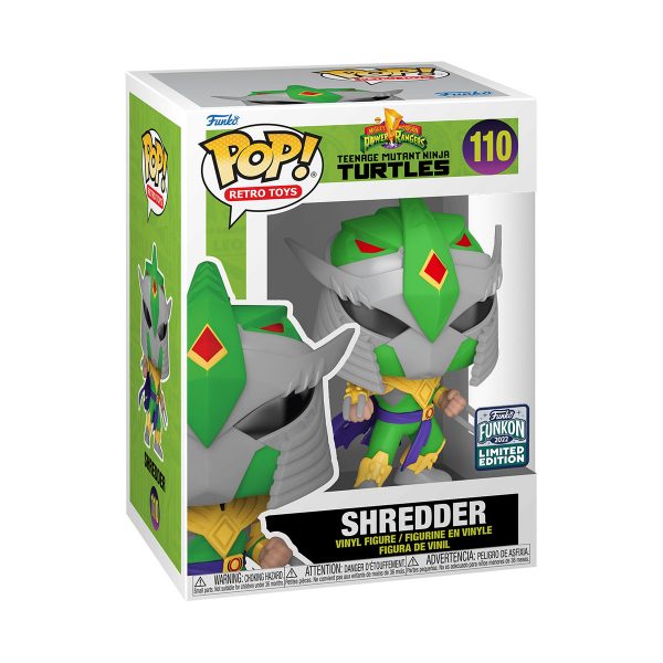 Funko POP Tortugas Ninjas x Power Ranger Shredder FUNKON 110