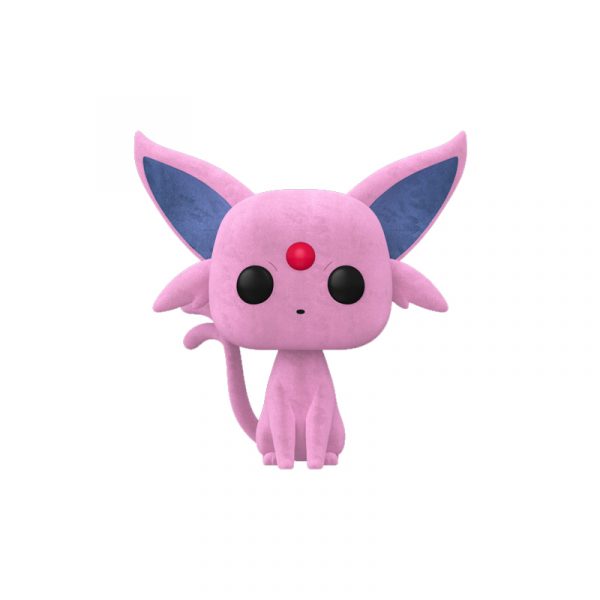 FUNKO POP POKEMON ESPEON FLOKED ESPECIAL AMAZON 884 - Imagen 3